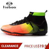Clearance! TIEBAO Soccer Shoes Sneakers Men Women Rubber Sole Athletic Training Shoes TF Turf Football Boots botas de futbol