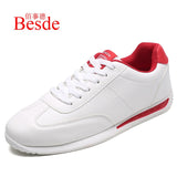 White Leather Sneakers Boys Sport Vulcanized Shoes Men Comforthable Spring Sneakers Mens Casual Shoes